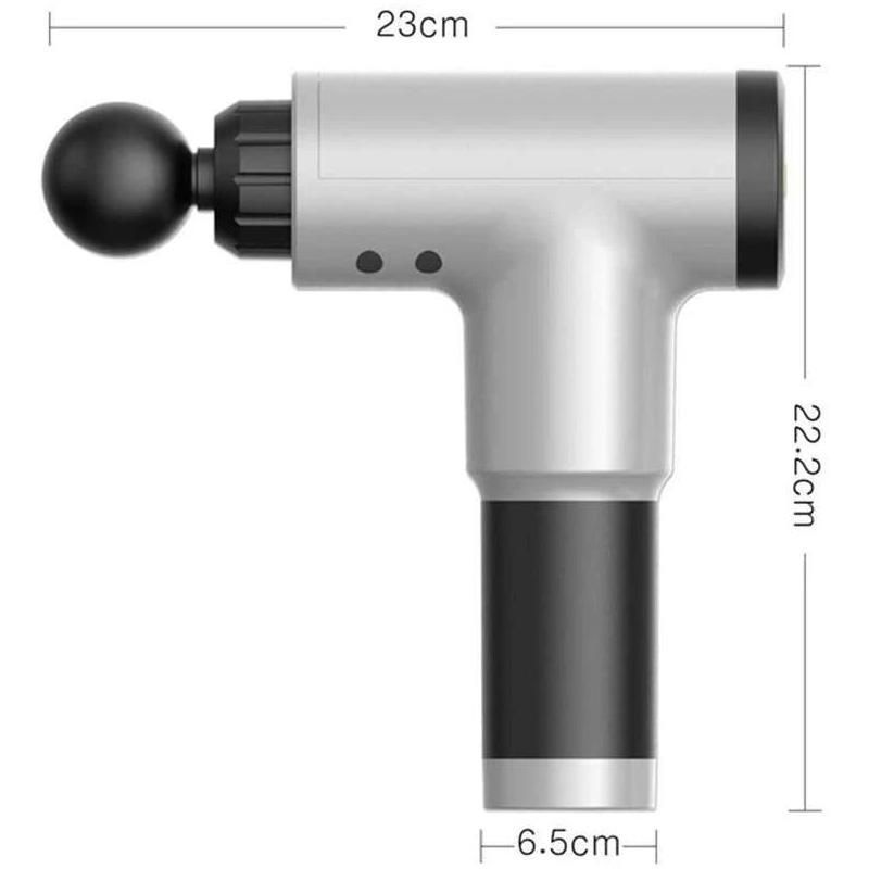 kaufsy | Tiefengewebemassagegerät, Muskelmasseur mit 4 Massageköpfen