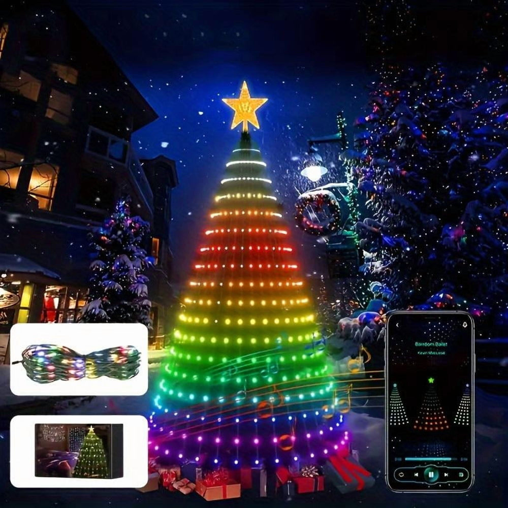Weihnachtsbaum Lichter, smart RGB, App & Fernbedienung