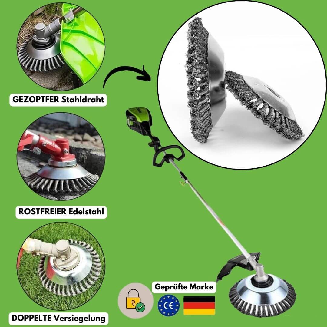 ProfiTrim - Der unzerstörbare Rasentrimmer inkl. Gratis Montage-Set