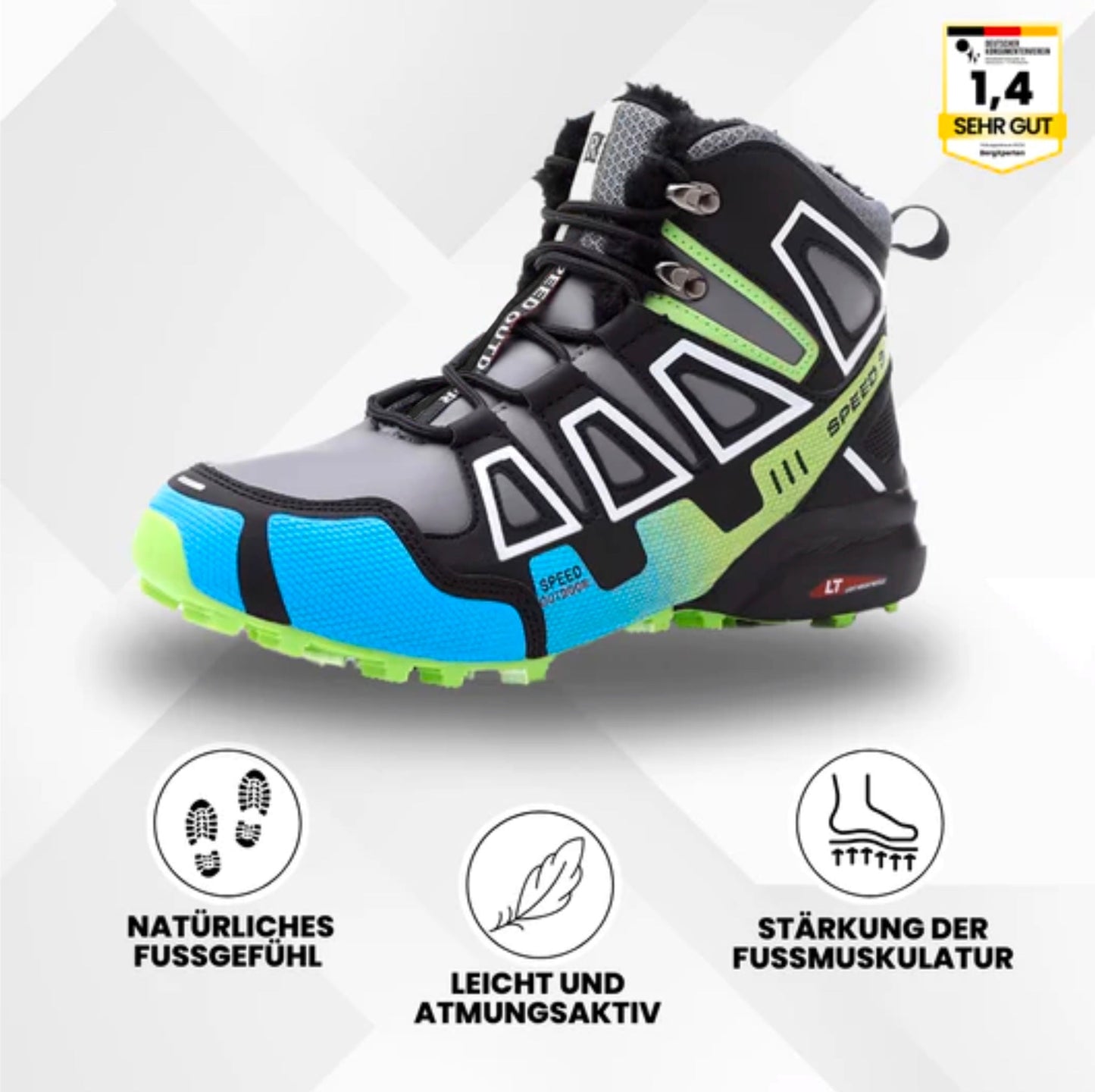 OrthoTrekking Pro Hallux – ergonomische Hallux Valgus Wander u.-Trekkingschuhe