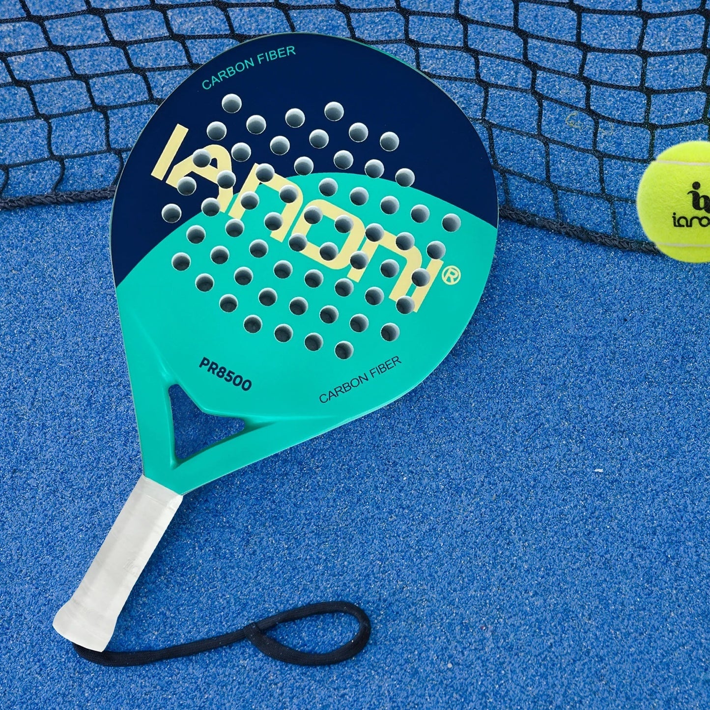 Carbon Padel Schläger, EVA Memory Foam Kern, leicht, mit Tragetasche