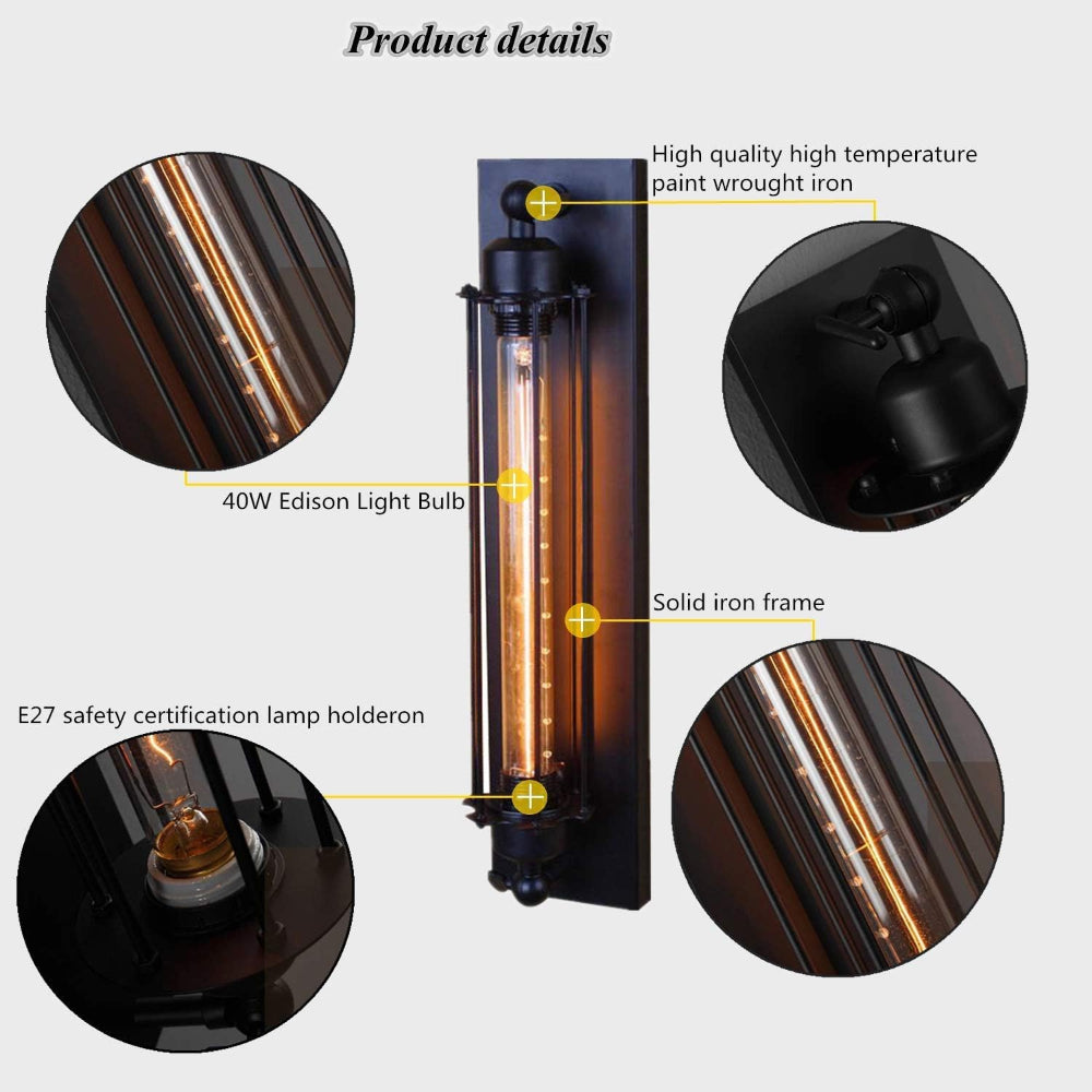 Vintage-Wand montiert LED leuchte - zeitloses Design mit elegantem Touch