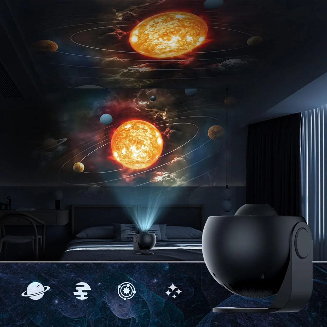 Galaxy Projektor LED Nachtlicht, Sternenhimmel Schlafzimmer