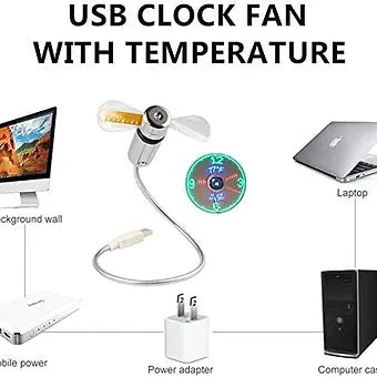 kaufsy | USB LED Fan Uhr