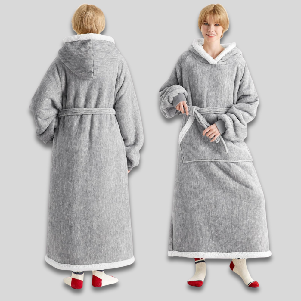 Unisex Oversized Hoodie-Decke, Kapuze, lange Ärmel, gemütlich