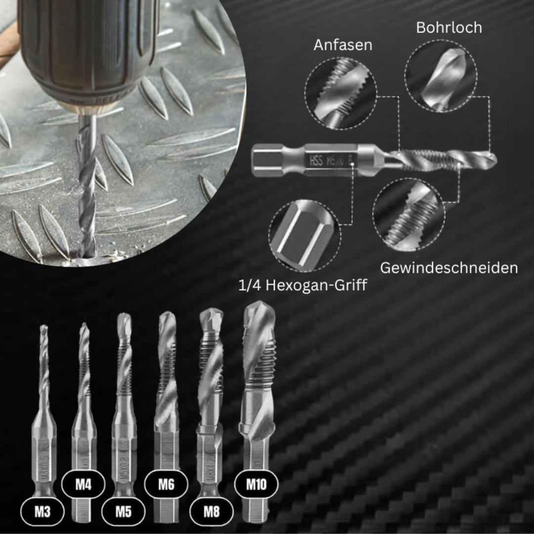 6x MasterDrill Set - Die ultimativen Bits für die härtesten Bohrarbeiten