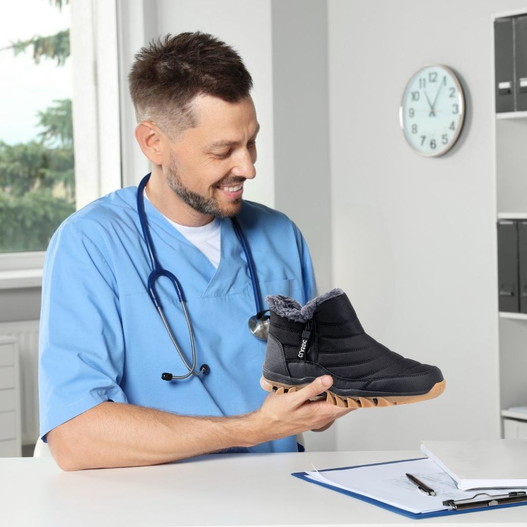 OrthoClassic - ergonomischer, wasserdichter und schmerzlindernder Komfortschuh für Herbst und Winter
