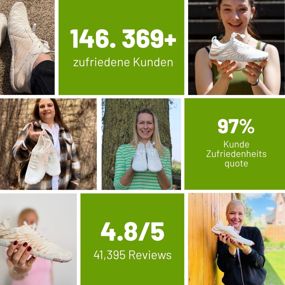 FloraX Pro - ergonomische, schmerzlindernde & wasserdichte Barfußschuhe