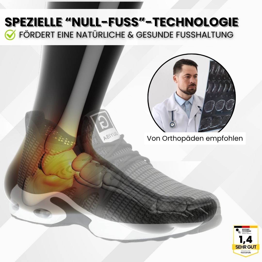 Orthostahl - ergonomischer und schmerzlindernder Sicherheitsschuh - Zertifiziert nach EN ISO 20345