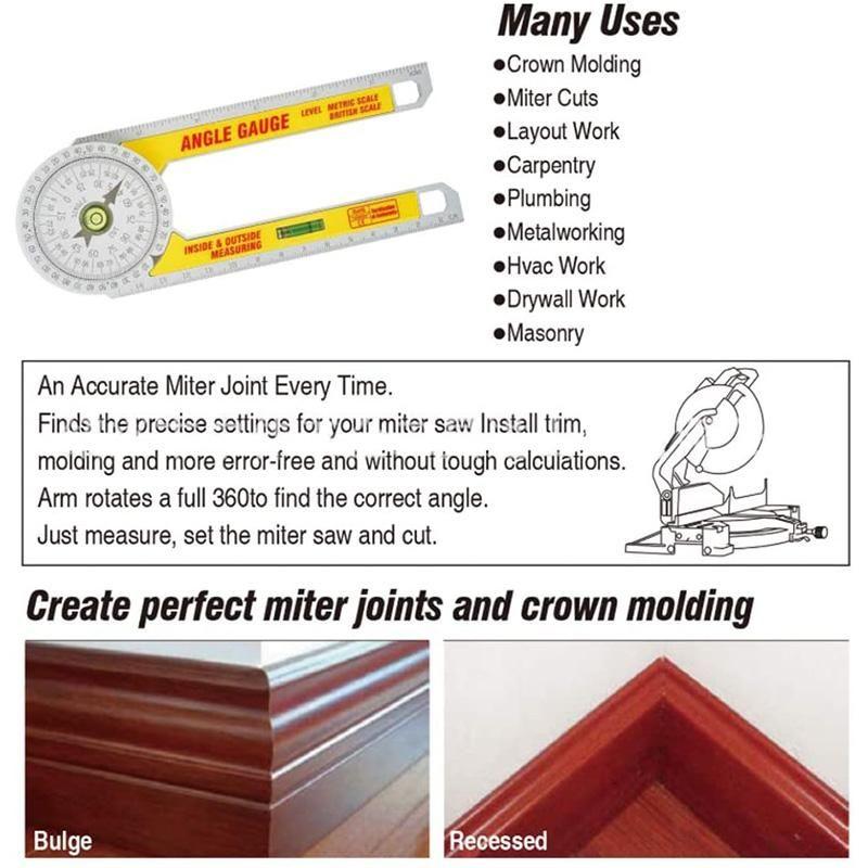 kaufsy | Professioneller 360-Grad-Hochpräzisionswinkelmesser
