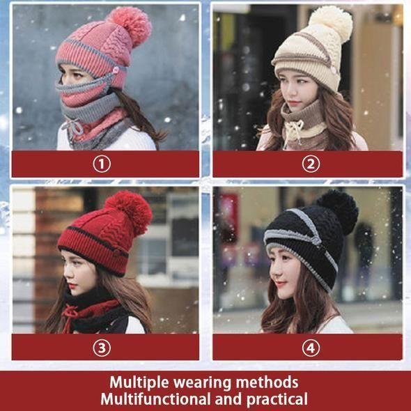 kaufsy | 3PCS Damen Winter Schal Set