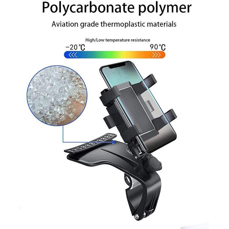 kaufsy | Autoarmaturenbrett Telefonhalter mit Nummernschild