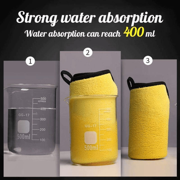 kaufsy | Doppelseitiges saugfähiges Mikrofaser-Tuch