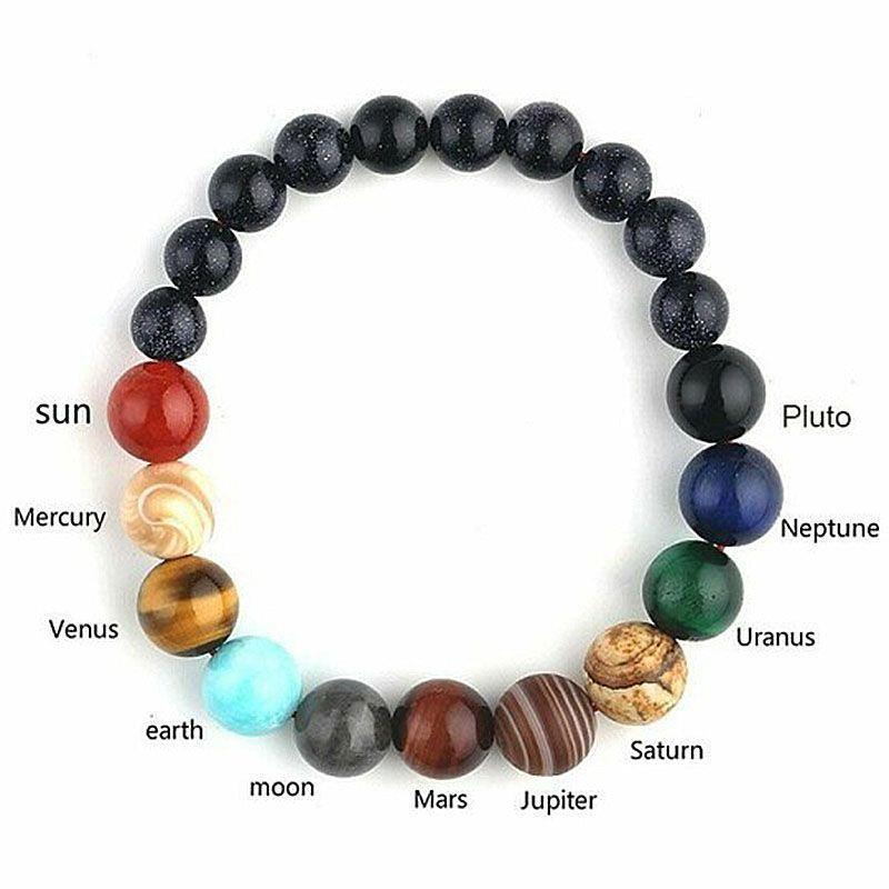 kaufsy | Naturstein Solar-System-Armband