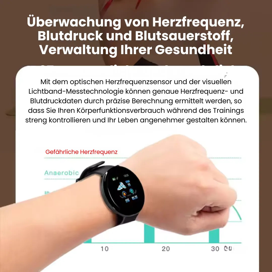 HealthFit - Gesundheits u.-Fitness-Smartwatch (2025)