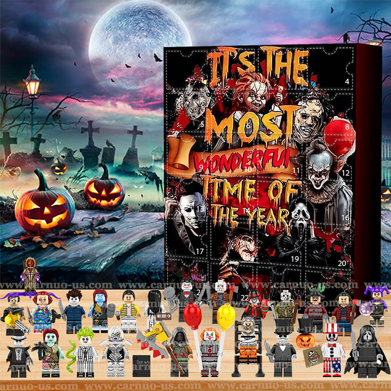 kaufsy | Halloween-Adventskalender mit Horrorfilmfiguren