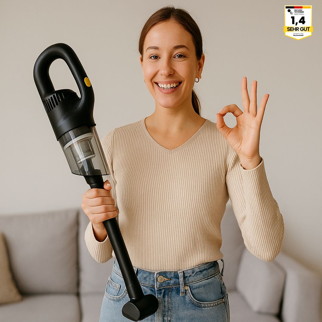 PowerClean - leistungsstarker Universal-Handstaubsauger