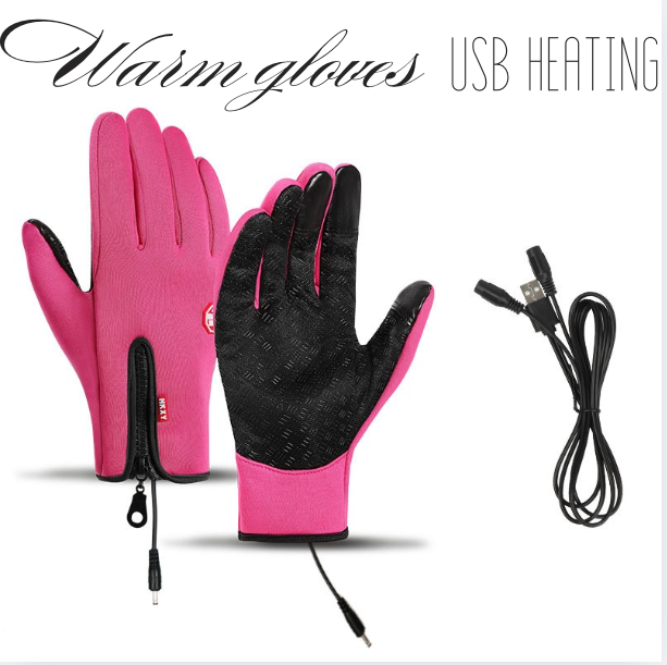 Outdoor Heizhandschuhe, wind- & wasserdicht, USB, Touchscreen