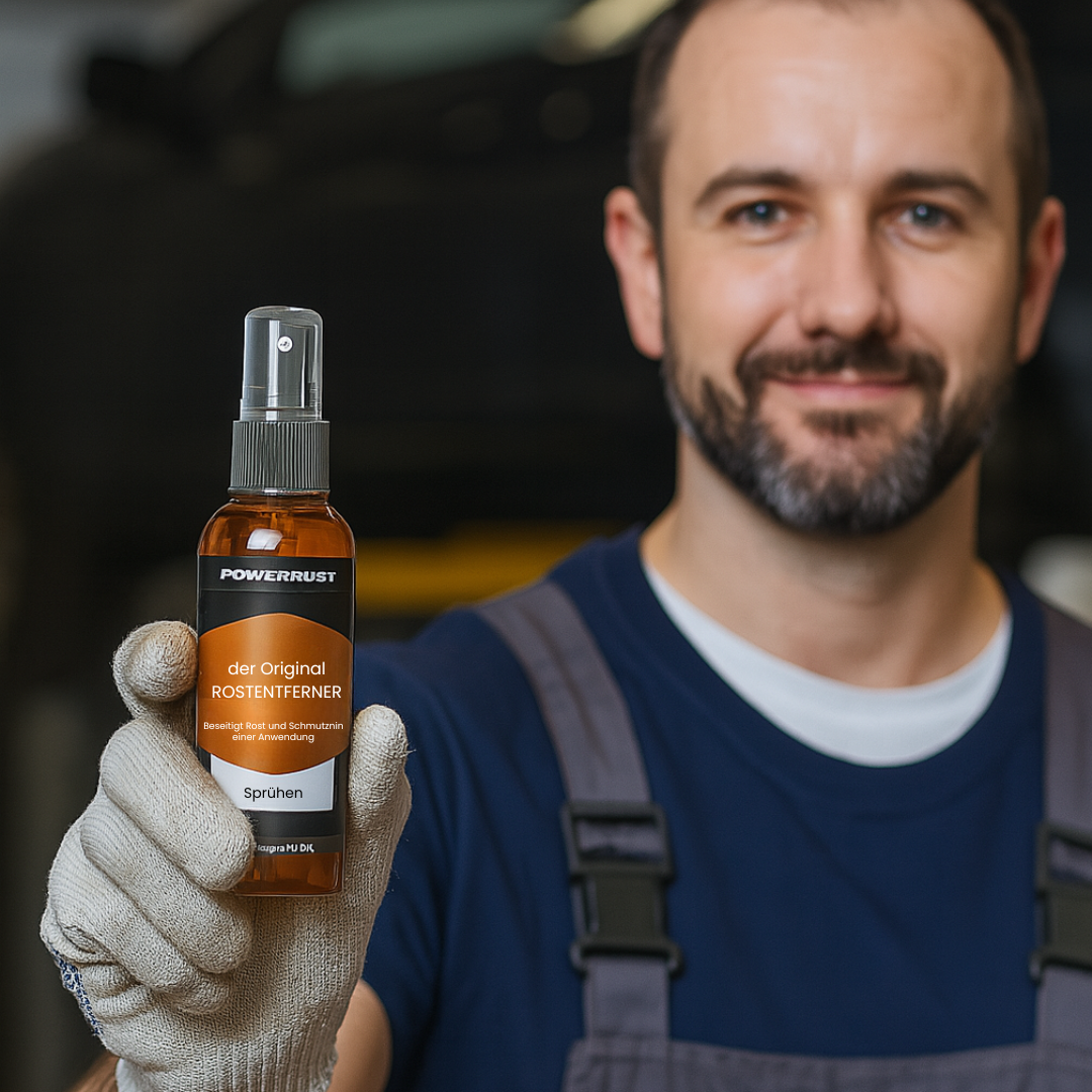 PowerRust Entferner - löst selbst hartnäckigen Rost in Sekunden