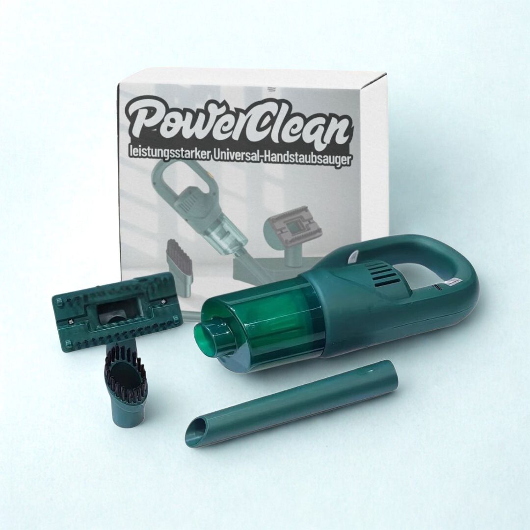 PowerClean - leistungsstarker Universal-Handstaubsauger