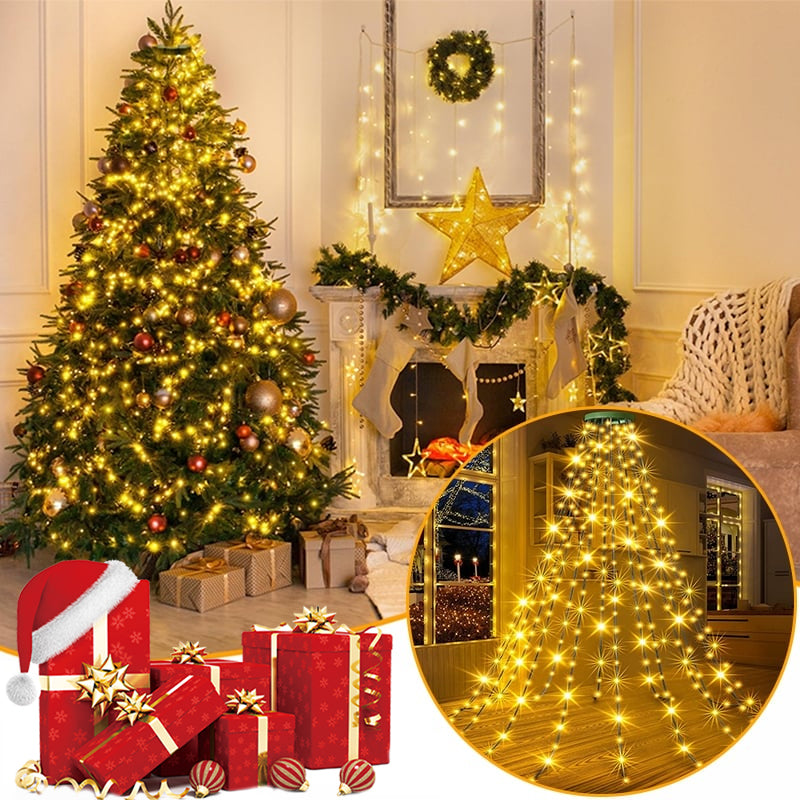 kaufsy | Weihnachtsbaum Wasserfalllichter mit Ring