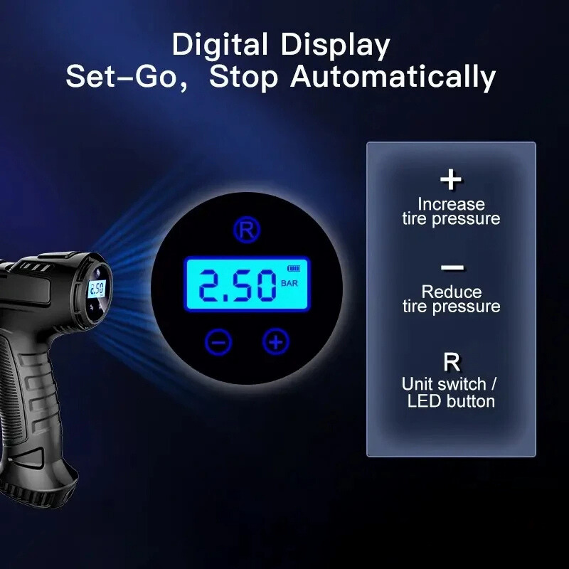 kaufsy | 120W Handheld Auto-Luftkompressor