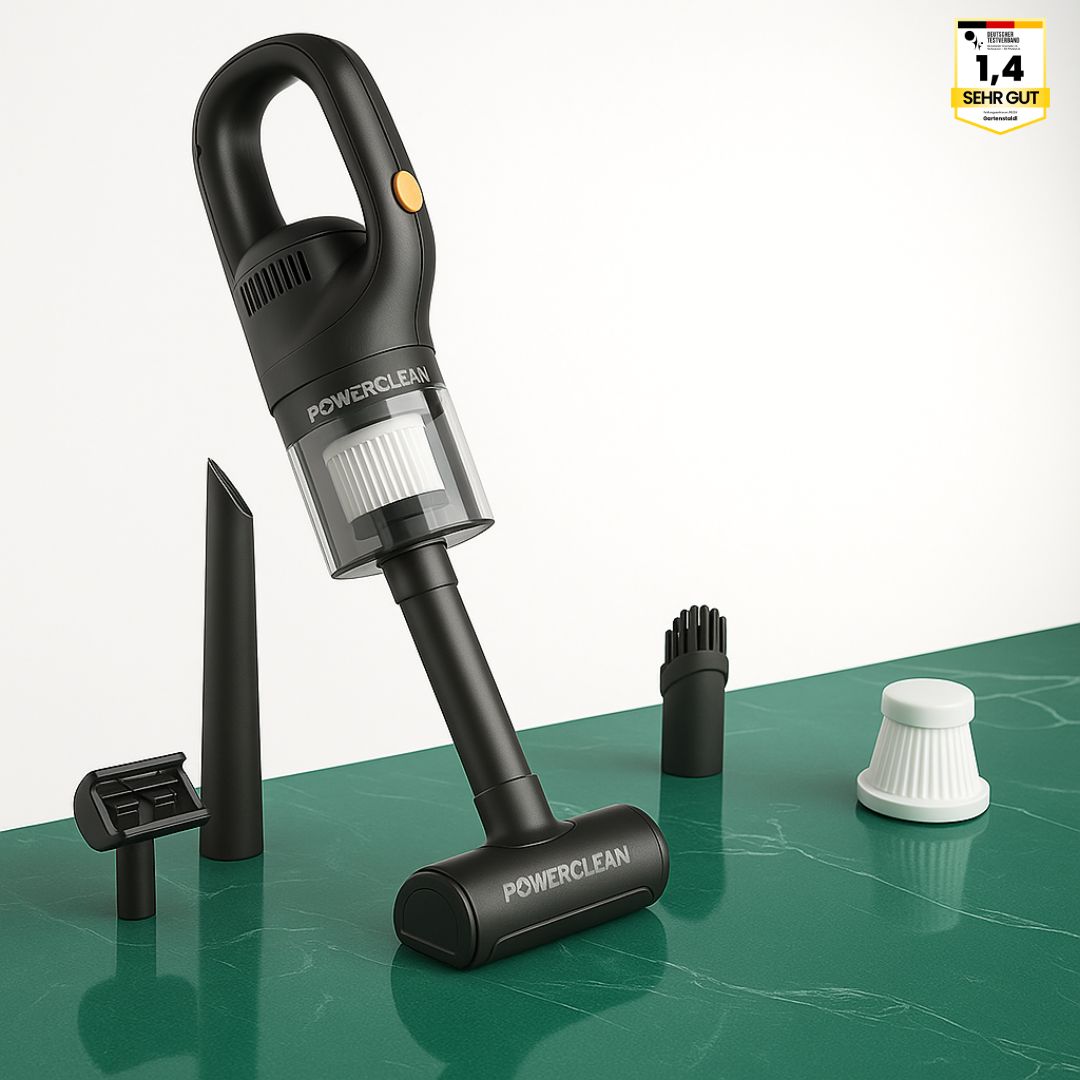 PowerClean - leistungsstarker Universal-Handstaubsauger