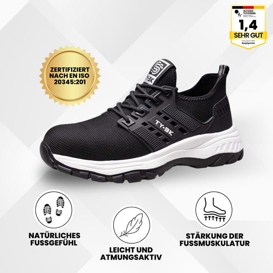 OrthoSafe - ergonomischer und schmerzlindernder Sicherheitsschuh - Zertifiziert nach EN ISO 20345