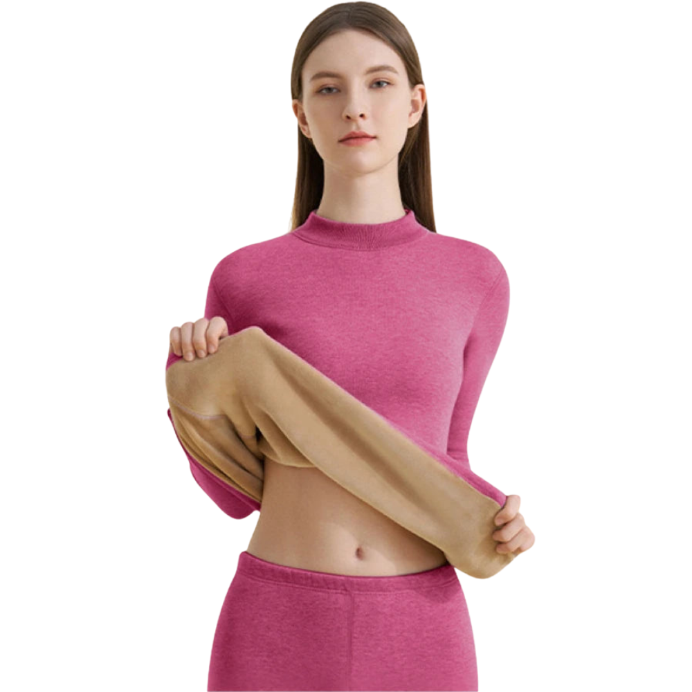 HeatLoom – Damen Thermounterwäsche Set nahtlos & extra dick für Winter