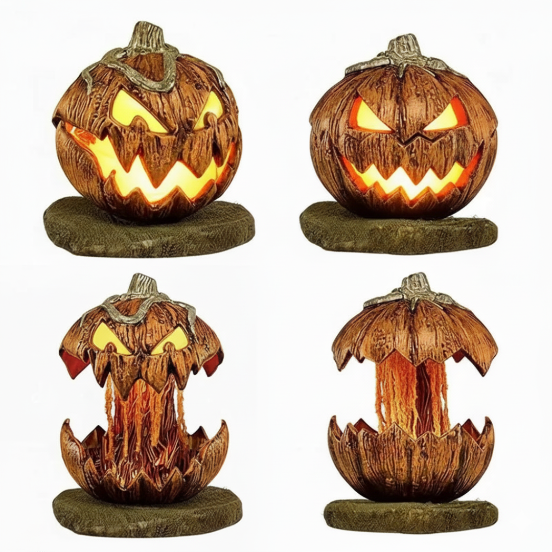 Nachtlicht Spuk Kürbis - Gruseliges Highlight