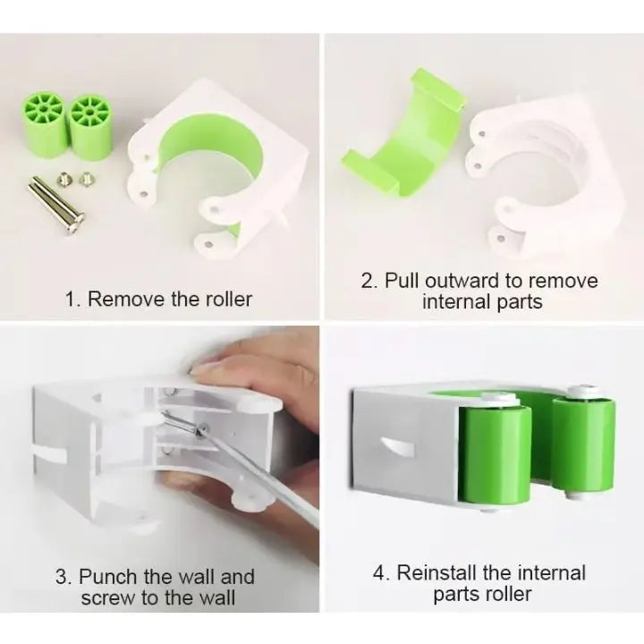 kaufsy | 3 Stücke Wand-Fahrradhalter – Platzsparende Aufbewahrung für alle Bikes