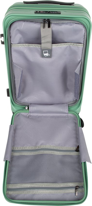 2-teilige Hartschalen-Kofferset mit Laptopfach – Berlin