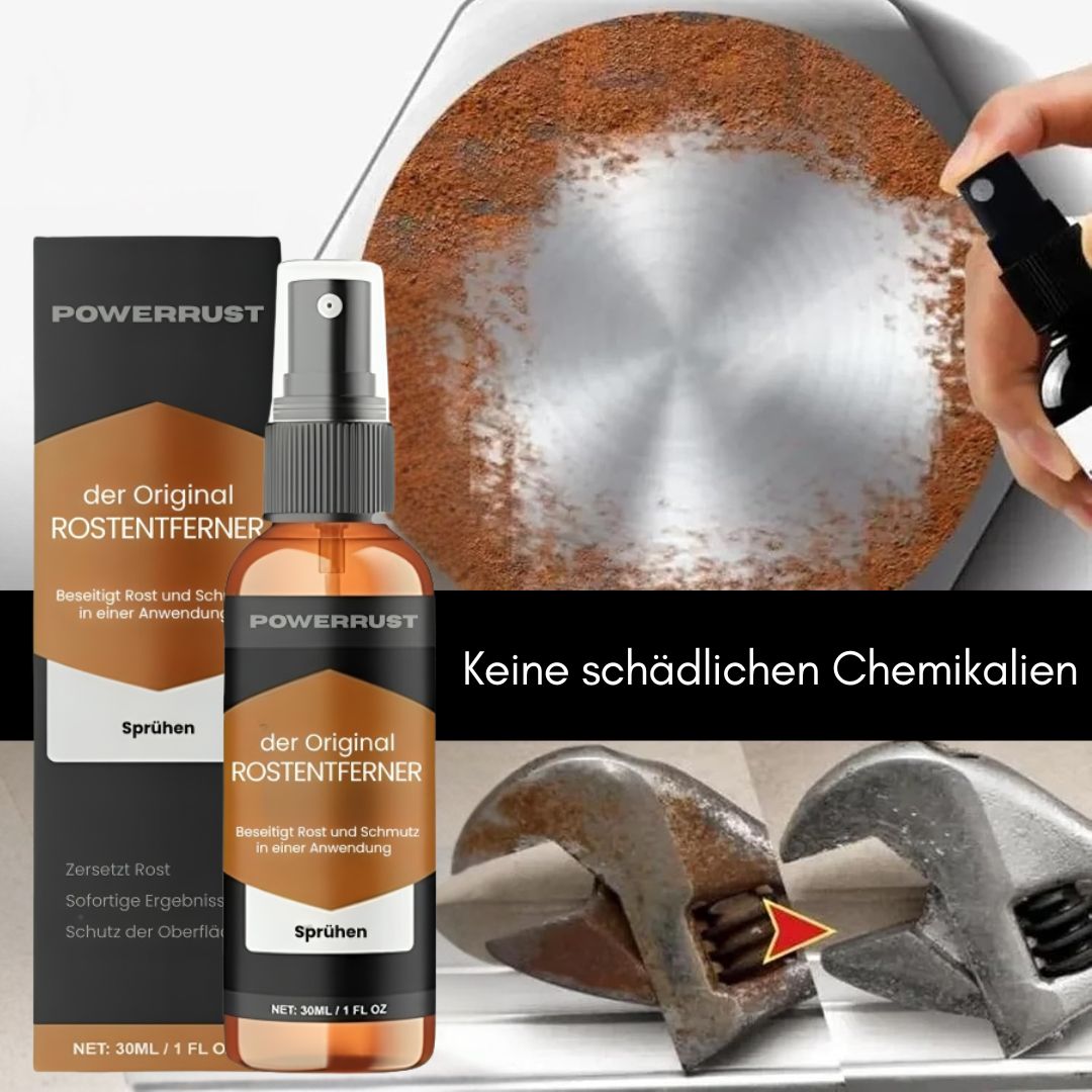 PowerRust Entferner - löst selbst hartnäckigen Rost in Sekunden