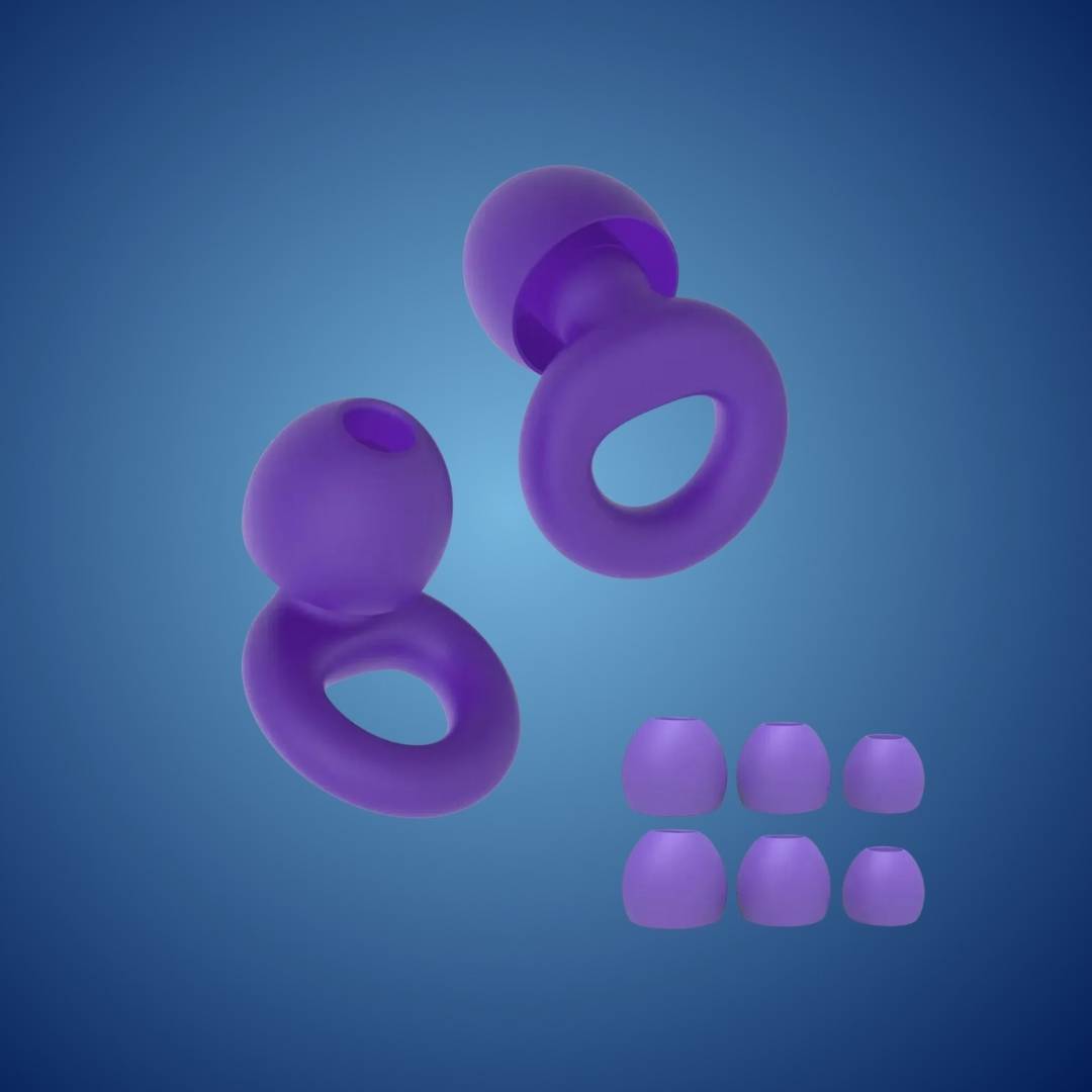 Noise Cancelling Ohrstöpsel, Schlaf & Reise, Silikon