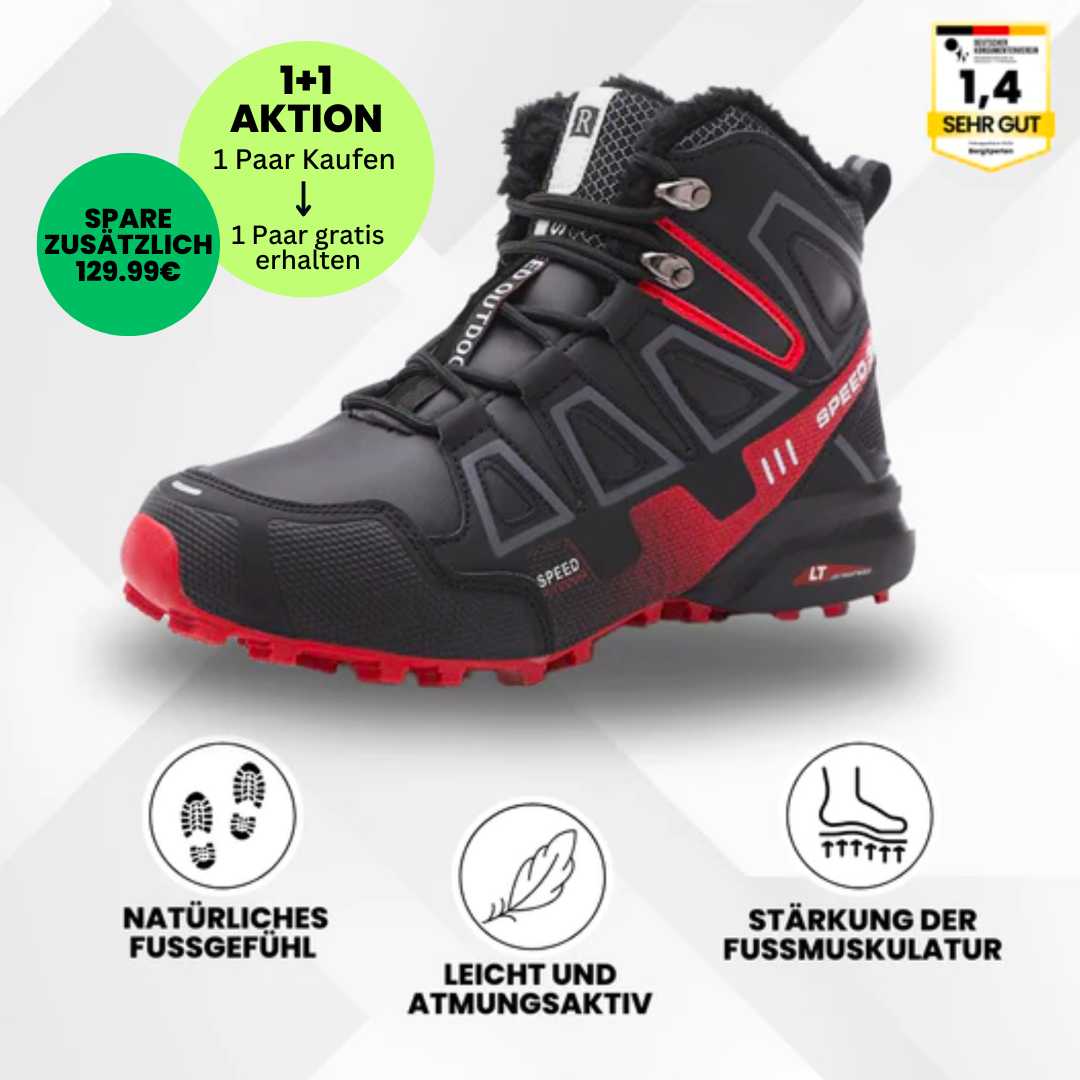 OrthoTrekking Pro - ergonomische schmerzlindernde Trekking u.-Wanderschuhe  - Sonderaktion 1+1 Gratis