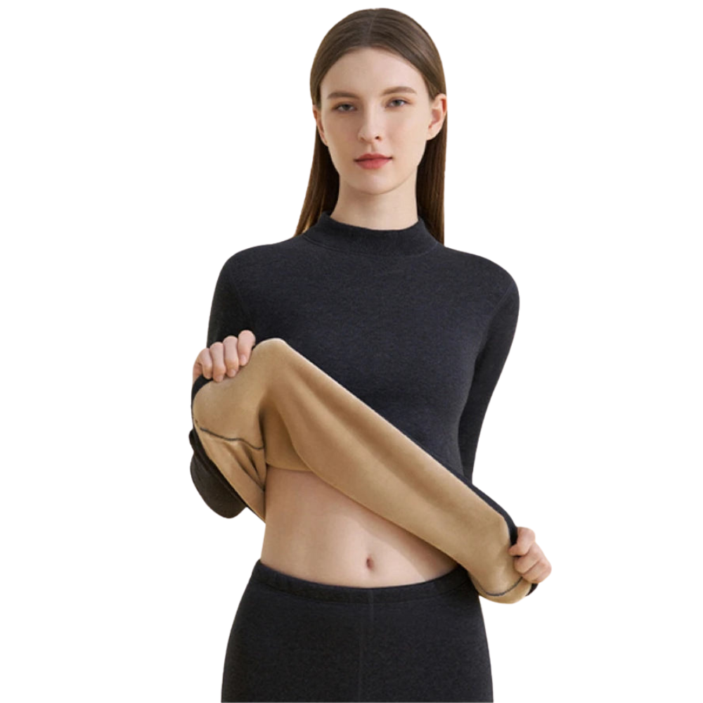 HeatLoom – Damen Thermounterwäsche Set nahtlos & extra dick für Winter