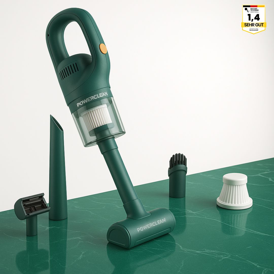 PowerClean - leistungsstarker Universal-Handstaubsauger