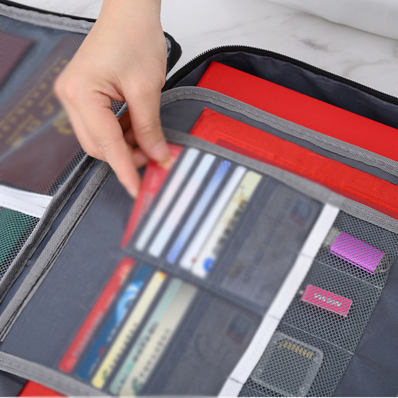 kaufsy | Wasserfest und feuerfest verschließbare Dokumenten-Aufbewahrungstasche