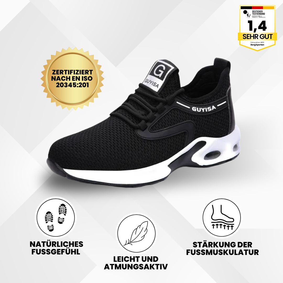 Orthostahl - ergonomischer und schmerzlindernder Sicherheitsschuh - Zertifiziert nach EN ISO 20345