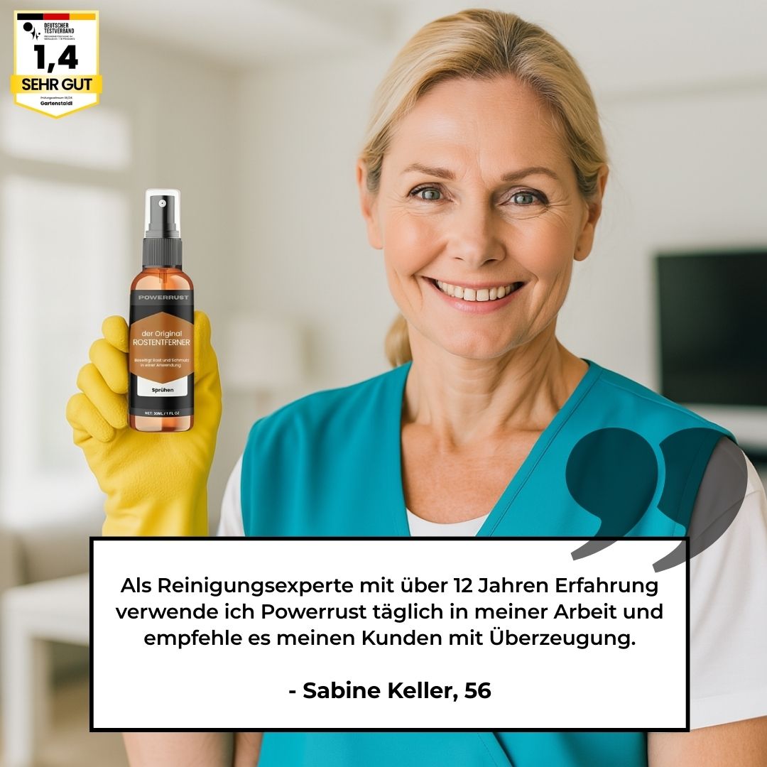PowerRust Entferner - löst selbst hartnäckigen Rost in Sekunden