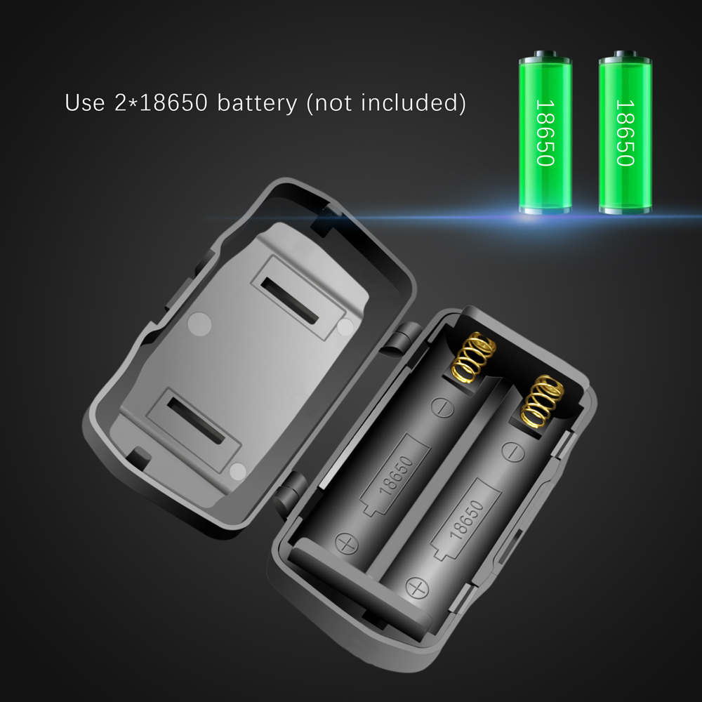 kaufsy | Wiederaufladbare LED Stirnlampe mit Weiß-, Rot- und Grünlicht – Leistungsstarke Kopflampe mit USB und Akku