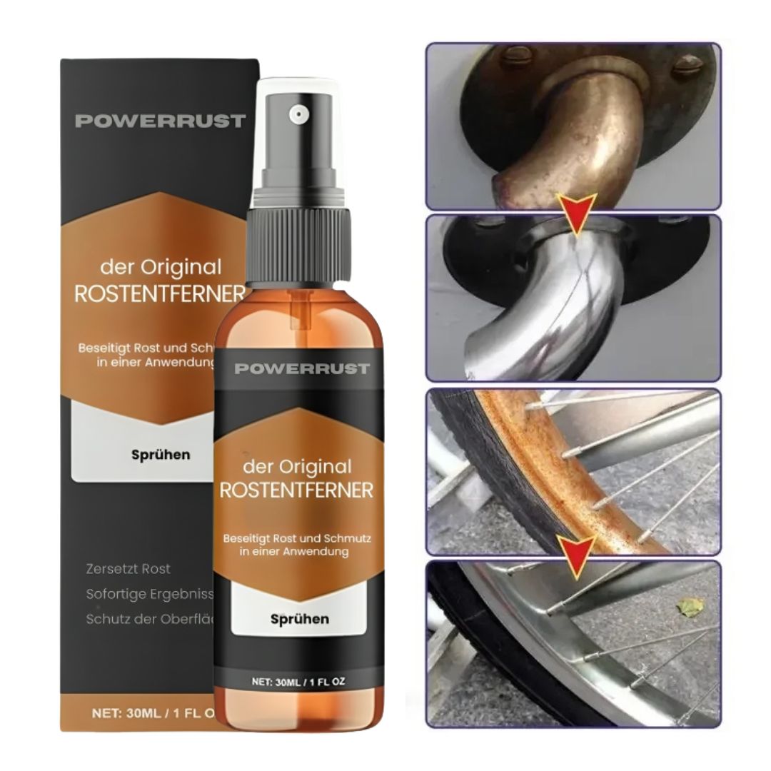 PowerRust Entferner - löst selbst hartnäckigen Rost in Sekunden