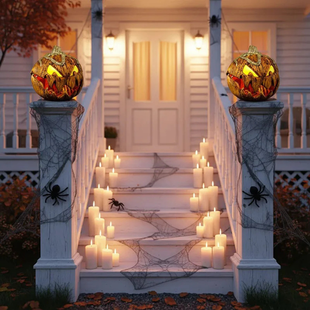 Nachtlicht Spuk Kürbis - Gruseliges Highlight