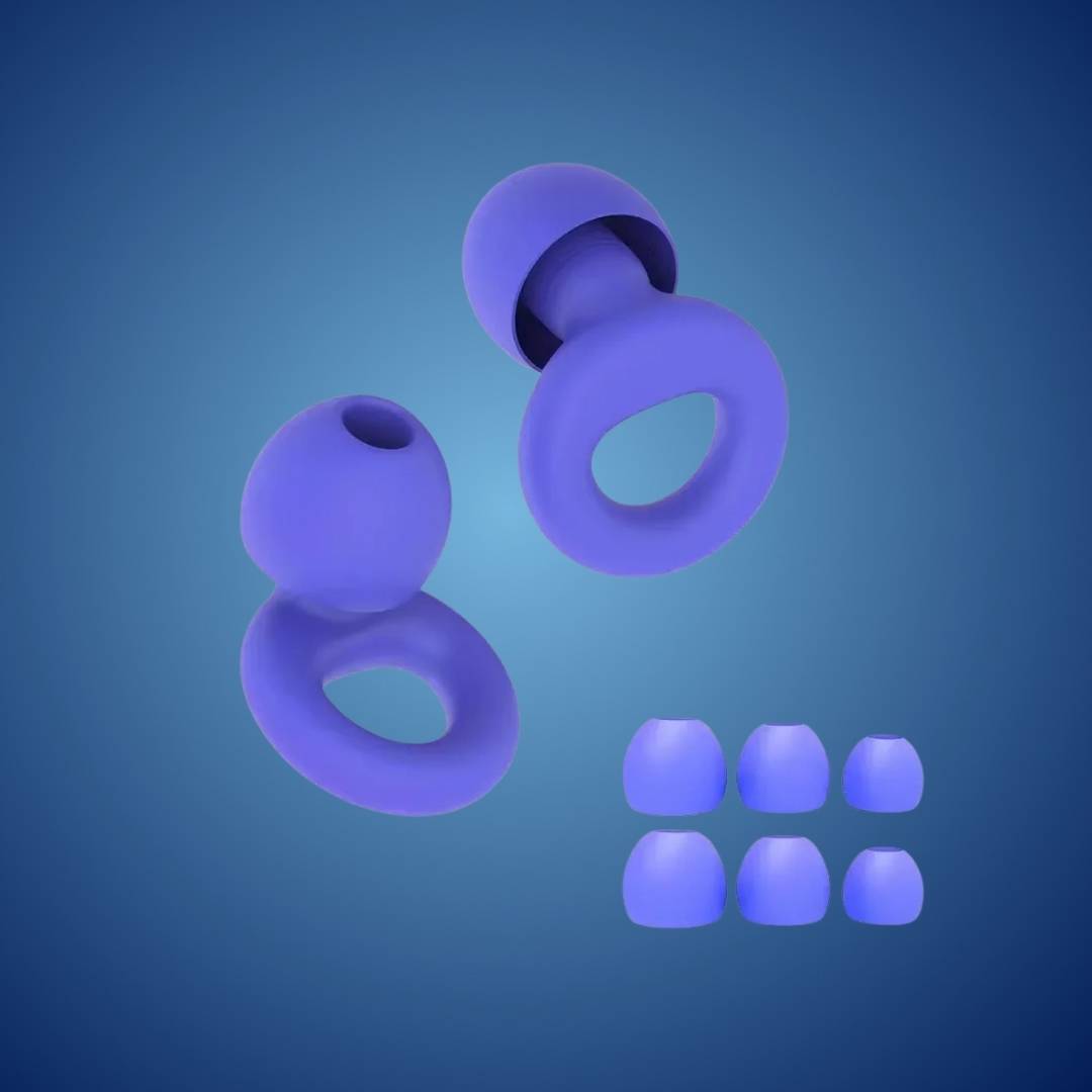 Noise Cancelling Ohrstöpsel, Schlaf & Reise, Silikon