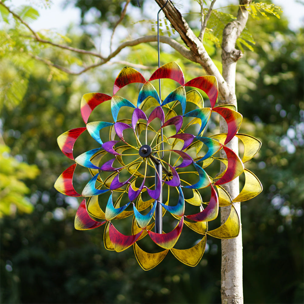 Handgemachte magische Blumen Windmühle