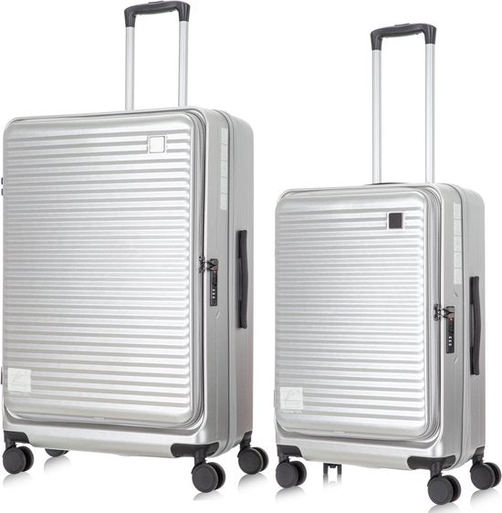 2-teilige Hartschalen-Kofferset mit Laptopfach – Berlin