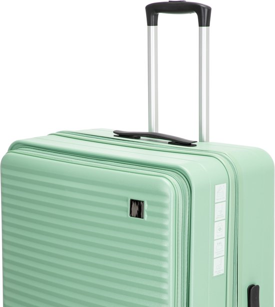 2-teilige Hartschalen-Kofferset mit Laptopfach – Berlin