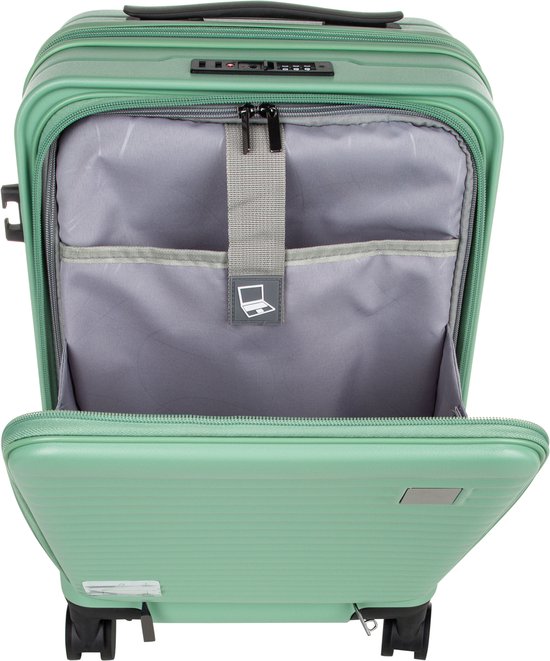 2-teilige Hartschalen-Kofferset mit Laptopfach – Berlin