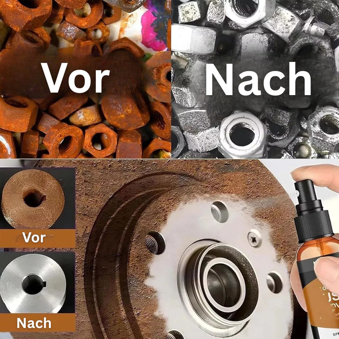 PowerRust Entferner - löst selbst hartnäckigen Rost in Sekunden