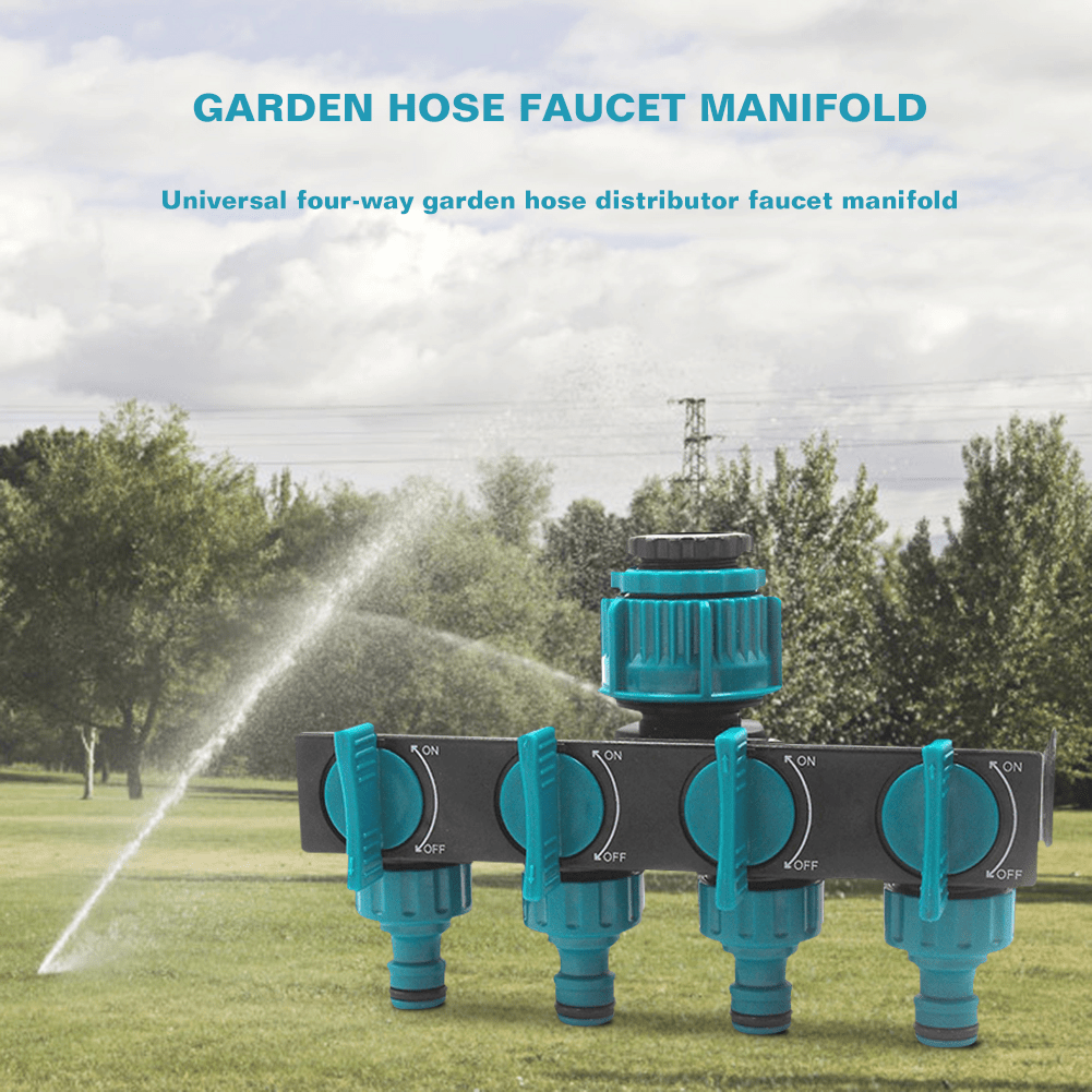 kaufsy | Weg Garten-Schlauchverteiler - Verstellbarer Wasserhahn-Adapter